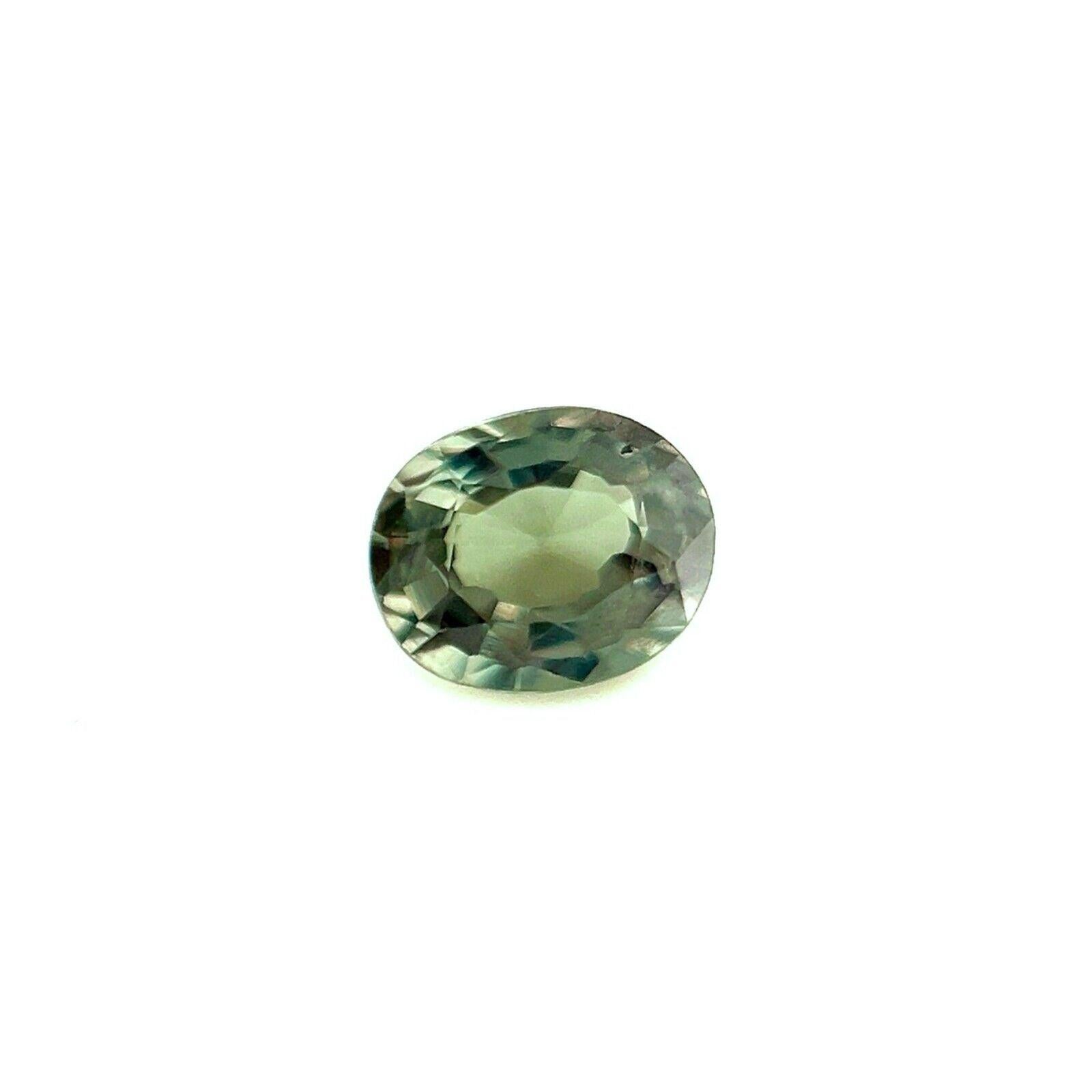 GIA Certificado Raro Natural Cambio de Color Granate 0,57ct Verde Púrpura Gema Talla Ovalada Corte oval en venta