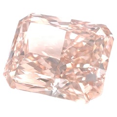 GIA Certified Rectangular Brilliant Fancy Brown Pink 5.11 Carat SI1 Diamond Ring