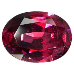 GIA-zertifizierter roter Spinell, 2,56 ct, Burma, nicht erhitzt, oval, loser Edelstein