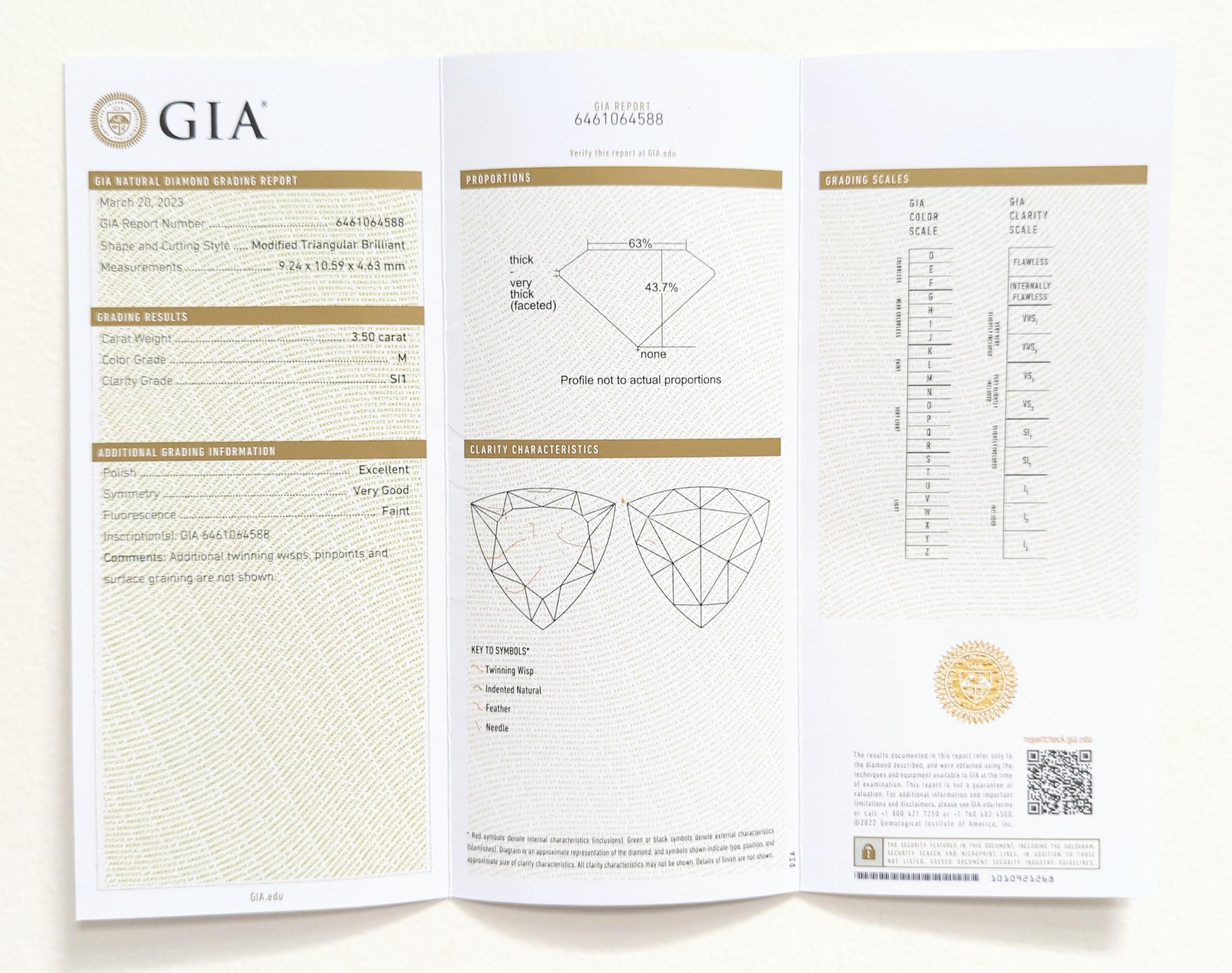 GIA Certified Rosecut Trillion Diamond Snake Ring  For Sale 3