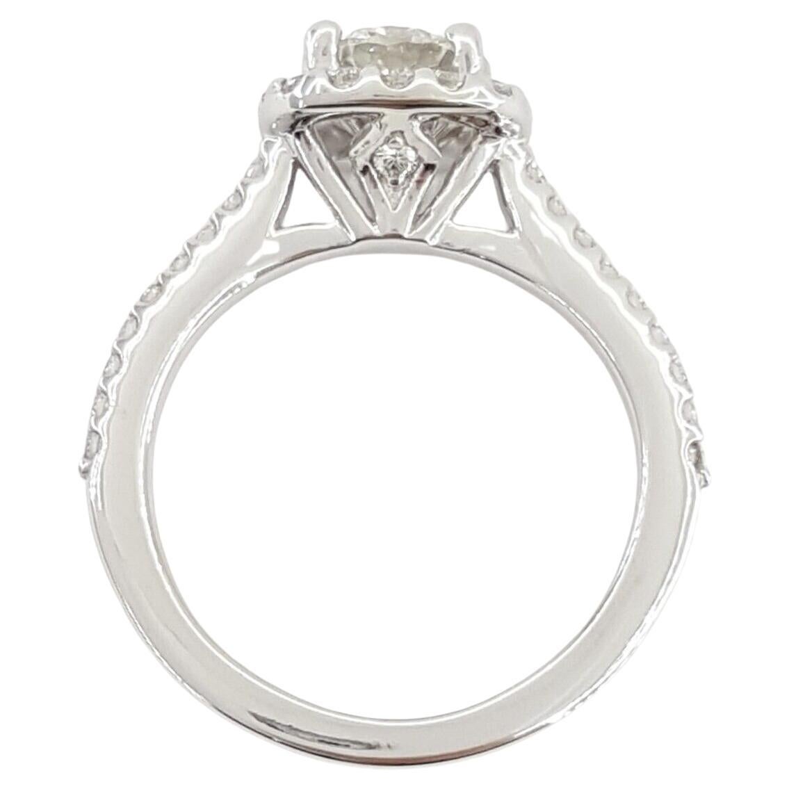 GIA-zertifizierter Diamant-Verlobungsring mit rundem Brillantschliff (Moderne) im Angebot