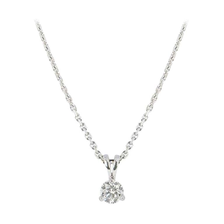 Graff GIA Certified Diamond Heart Necklace in Platinum H VS1 3.05 Carat