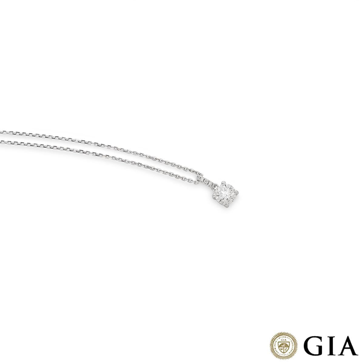 GIA-zertifizierter runder Diamant-Anhänger im Brillantschliff 0,70 Karat I/VS2 (Rundschliff) im Angebot
