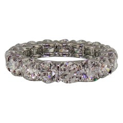 Anillo de Eternidad de Corte Brillante Redondo Certificado Gia
