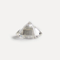 Diamant en vrac certifié par la GIA, taille ronde et brillante 0.42ct