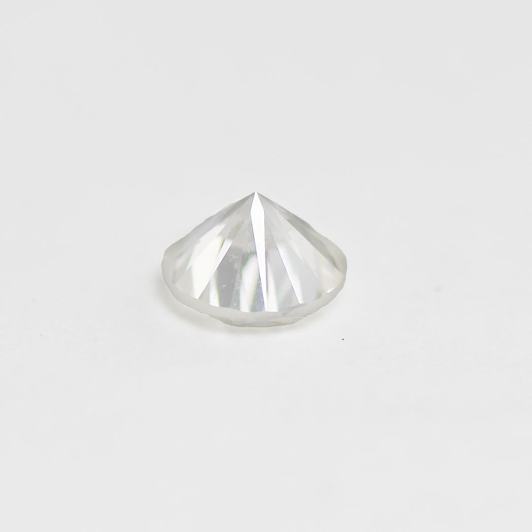 Taglio rotondo Diamante sfuso taglio Brilliante rotondo certificato GIA 0,72ct in vendita