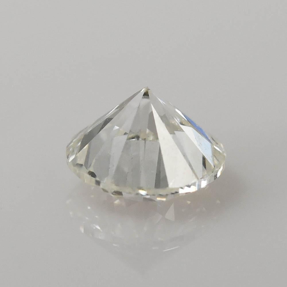 Round Cut GIA Certified Round Brilliant Cut Loose Diamond 0.73ct For Sale