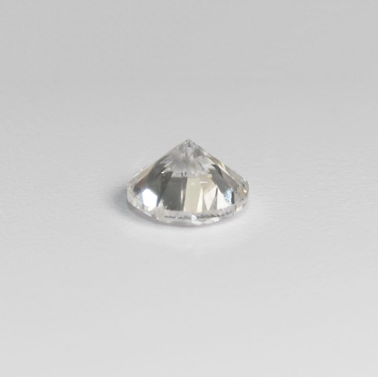 Taglio rotondo Diamante sfuso taglio Brilliante rotondo certificato GIA 1.00ct in vendita