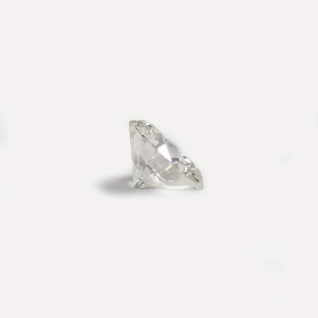 Taglio rotondo Diamante sfuso taglio Brilliante rotondo certificato GIA 1,01 ct in vendita