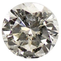 Diamante suelto talla brillante redondo certificado GIA 1,11ct, color E, I2