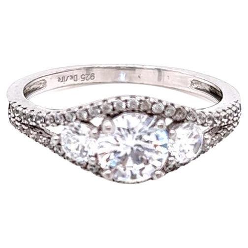 For Sale:  GIA Certified Round Brilliant Diamond Ring in Platinum
