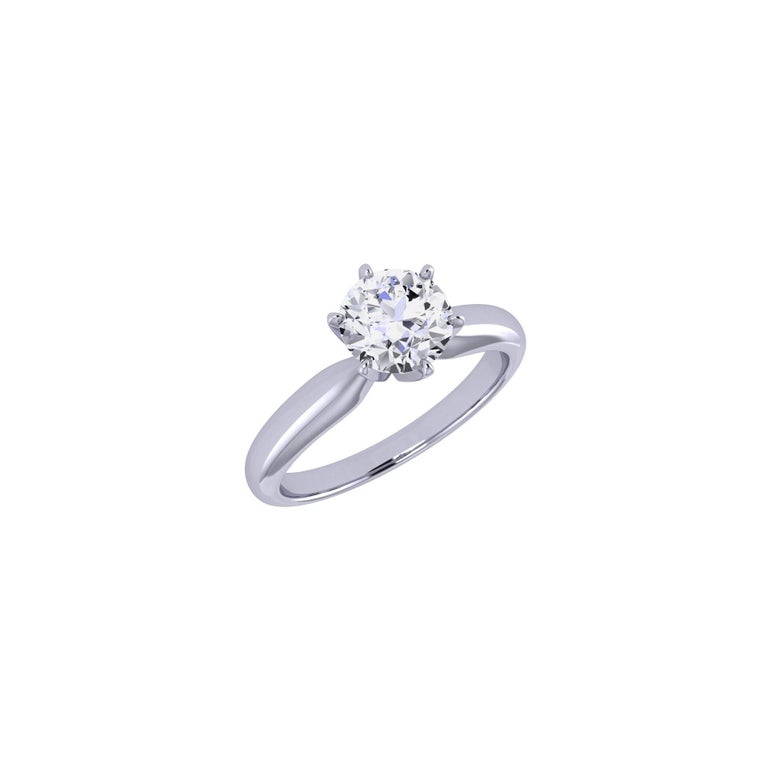 Gia Certified Round Diamond .70 Carats 'H color, SI2 clarity' For Sale ...