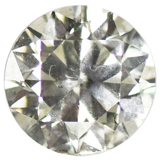 Diamante sfuso con taglio di transizione rotondo certificato GIA da 1.36 carati