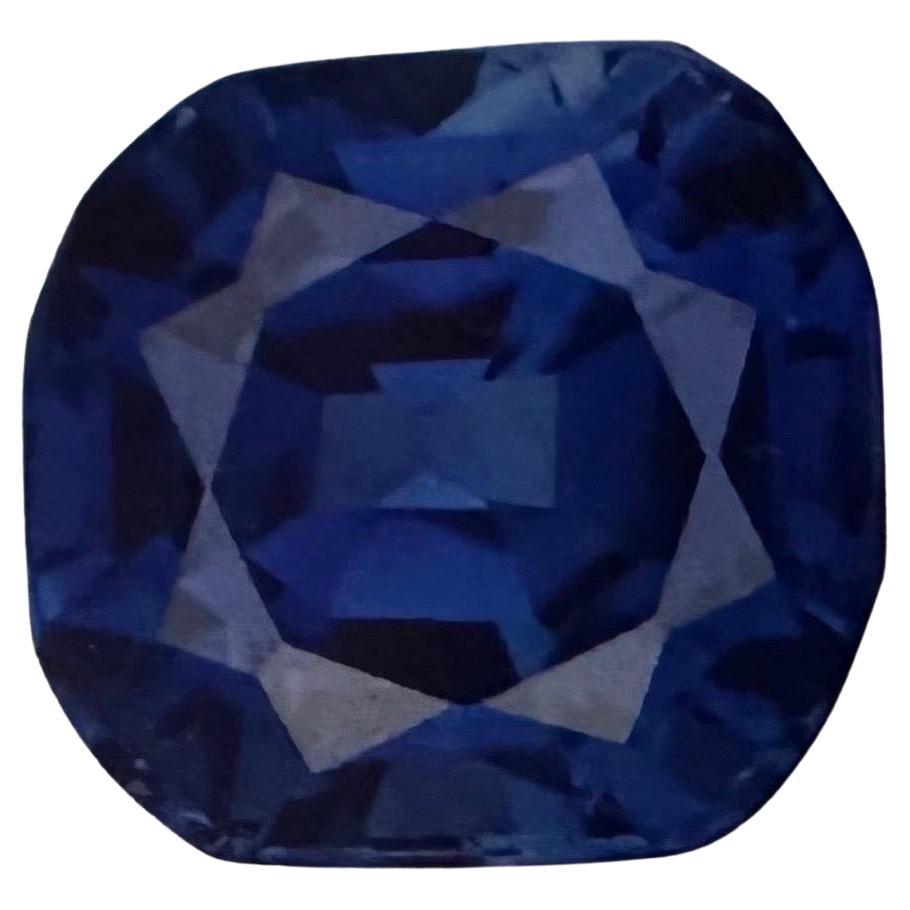 GIA Certified Royal Blue Sapphire Gia Certified and Stated Unheated Kashmir Gem