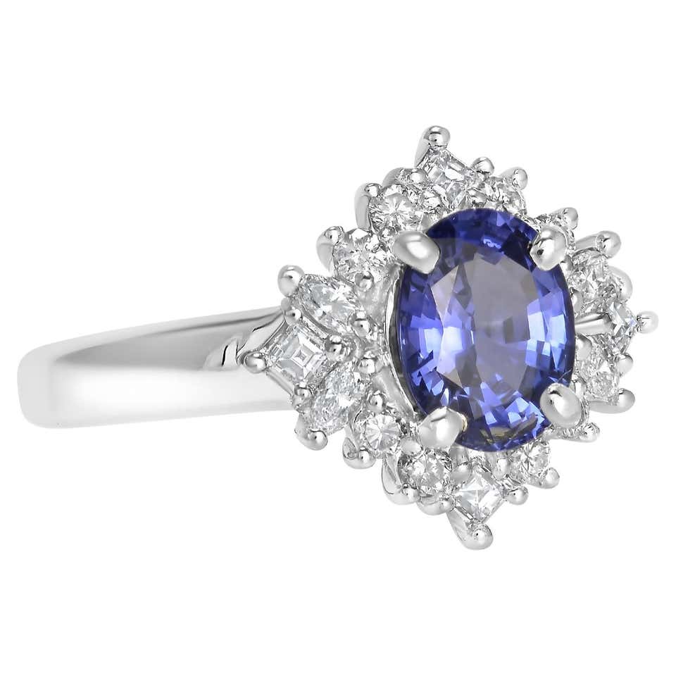 Balerina Rings Platinum Ruby Ballerina Diamond Halo Ring For Sale at 1stDibs ...