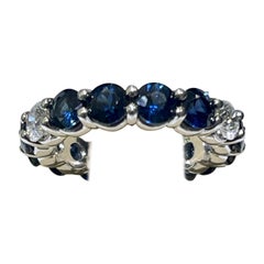 GIA Certified Sapphire & Diamond Ring In Platinum