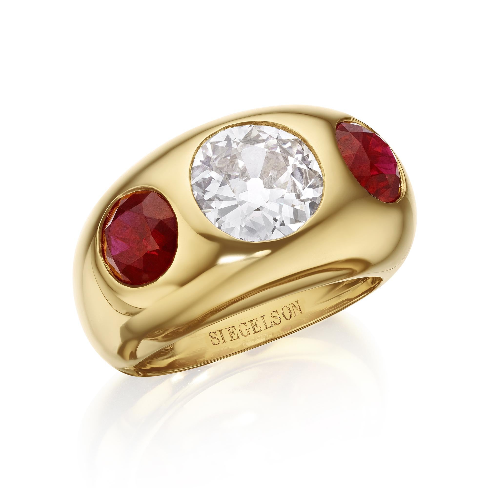 ruby and diamond rings