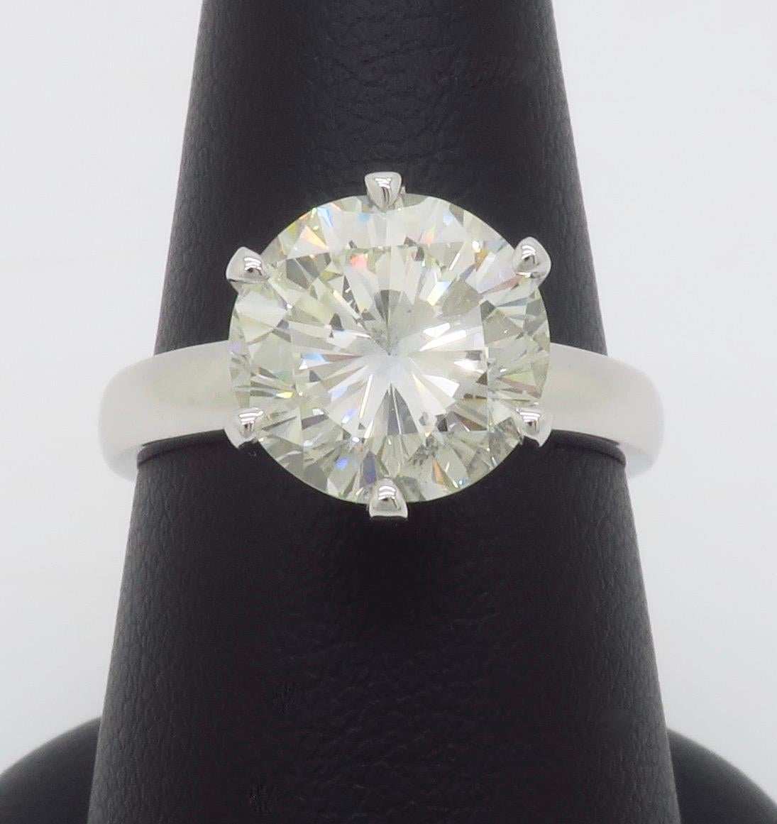 GIA Certified Six Prong Solitaire Engagement Ring 2