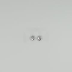 GIA Certified Solitaire Diamond Earrings and Necklace 0.63 Carat G/SI1