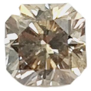Diamant certifié GIA de couleur Brown (sans reflet) 0,47 carat VS2 "Flanders Cut" (taille Flanders)