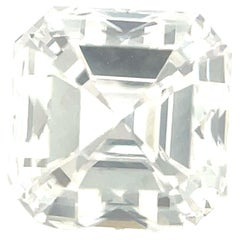 GIA Certified Square Emerald Cut F Color 1.0 Carat VS1 Diamond Ring