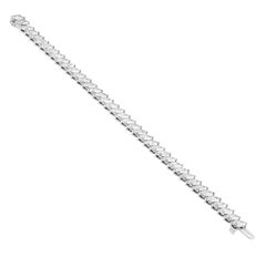 GIA Certified Tennis Bracelet with Marquee Diamonds