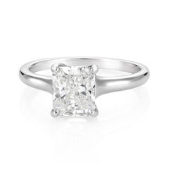 Tiffany & Co. 1.51 Carat Lucida Diamond Platinum Engagement Ring