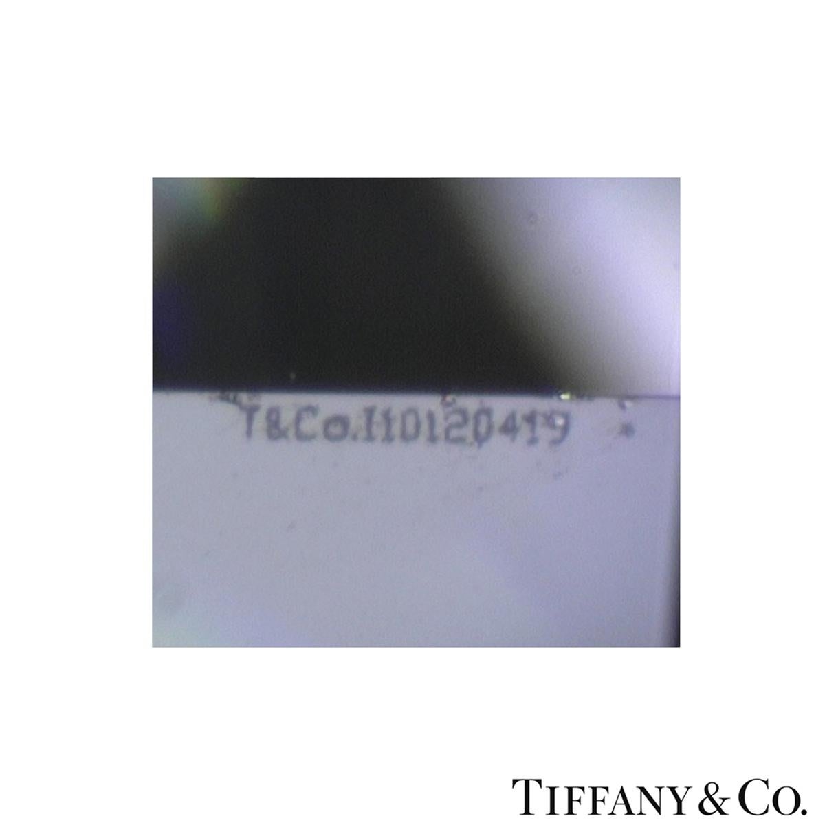 GIA-zertifizierte Tiffany & Co. Platin Diamantfassung Ring 1,10 Karat I/VVS2  für Damen oder Herren im Angebot