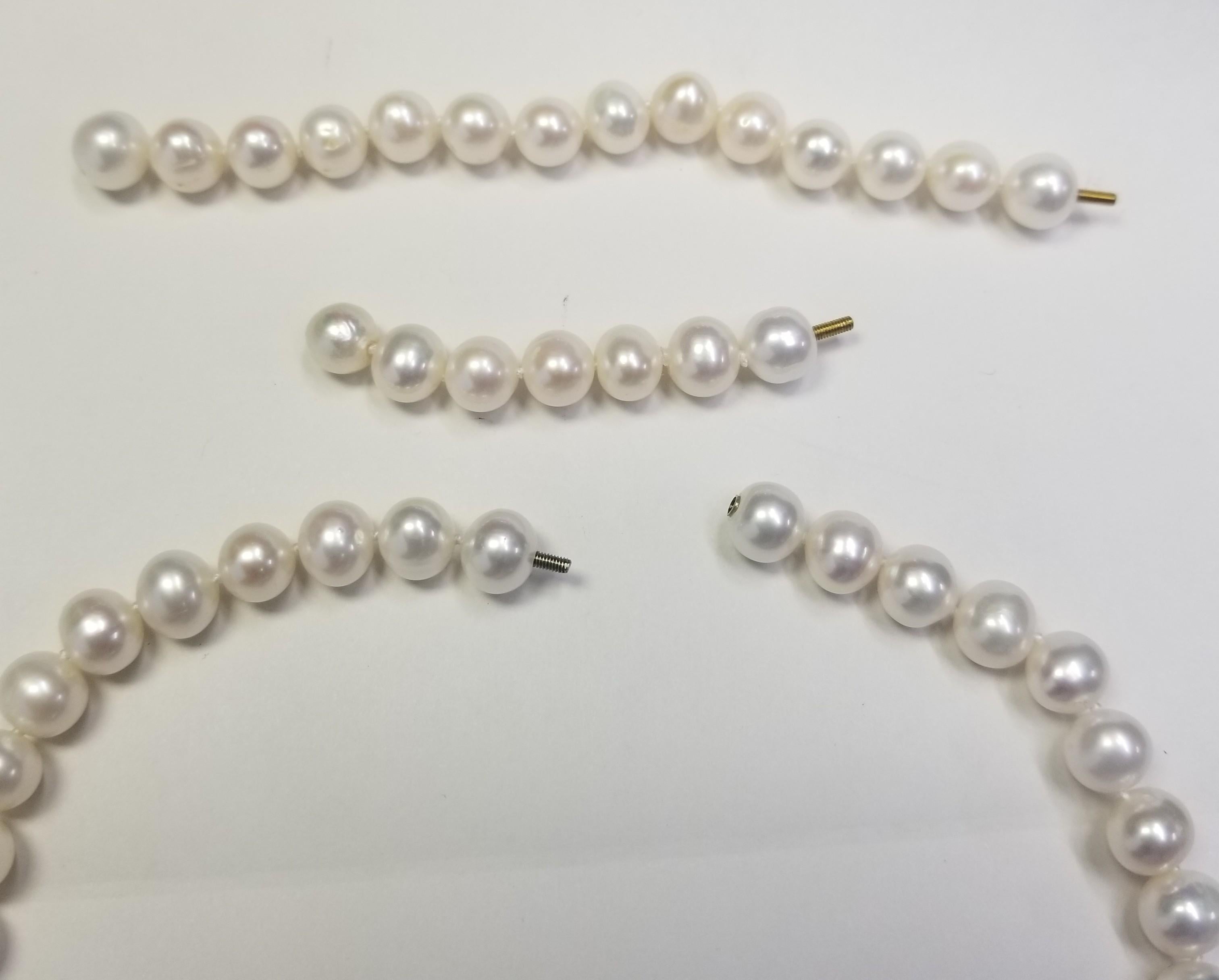 GIA Certified Tourmaline 30.87 carats avec diamant et collier de perles en vente 2