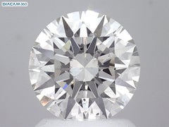 GIA Certified Triple Excellent 1.75 CT Natural Round Brilliant Cut Diamond H SI2