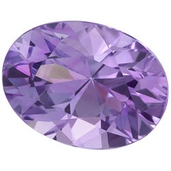 Unheated 1.97 Orchid Purple Sapphire Oval GIA, Loose 3-Stone Engagement Gem