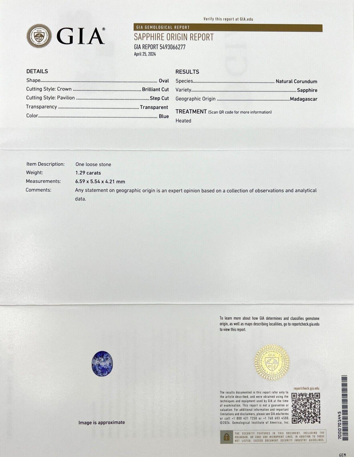 GIA CERTIFIED Unique Bi Colour Sapphire 1.29ct Natural Blue White RARE Oval Cut

Natural Unique GIA Certified Bi Colour Sapphire Gemstone.
1.29 Carat unheated sapphire with a unique blue - white bi colour.
Fully certified by GIA
This sapphire has
