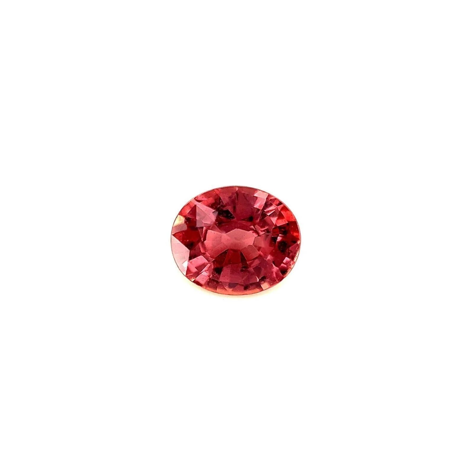 GIA Certified Unique Orange Pink Unheated Sapphire 0.75ct Oval Cut Gem No Heat For Sale
