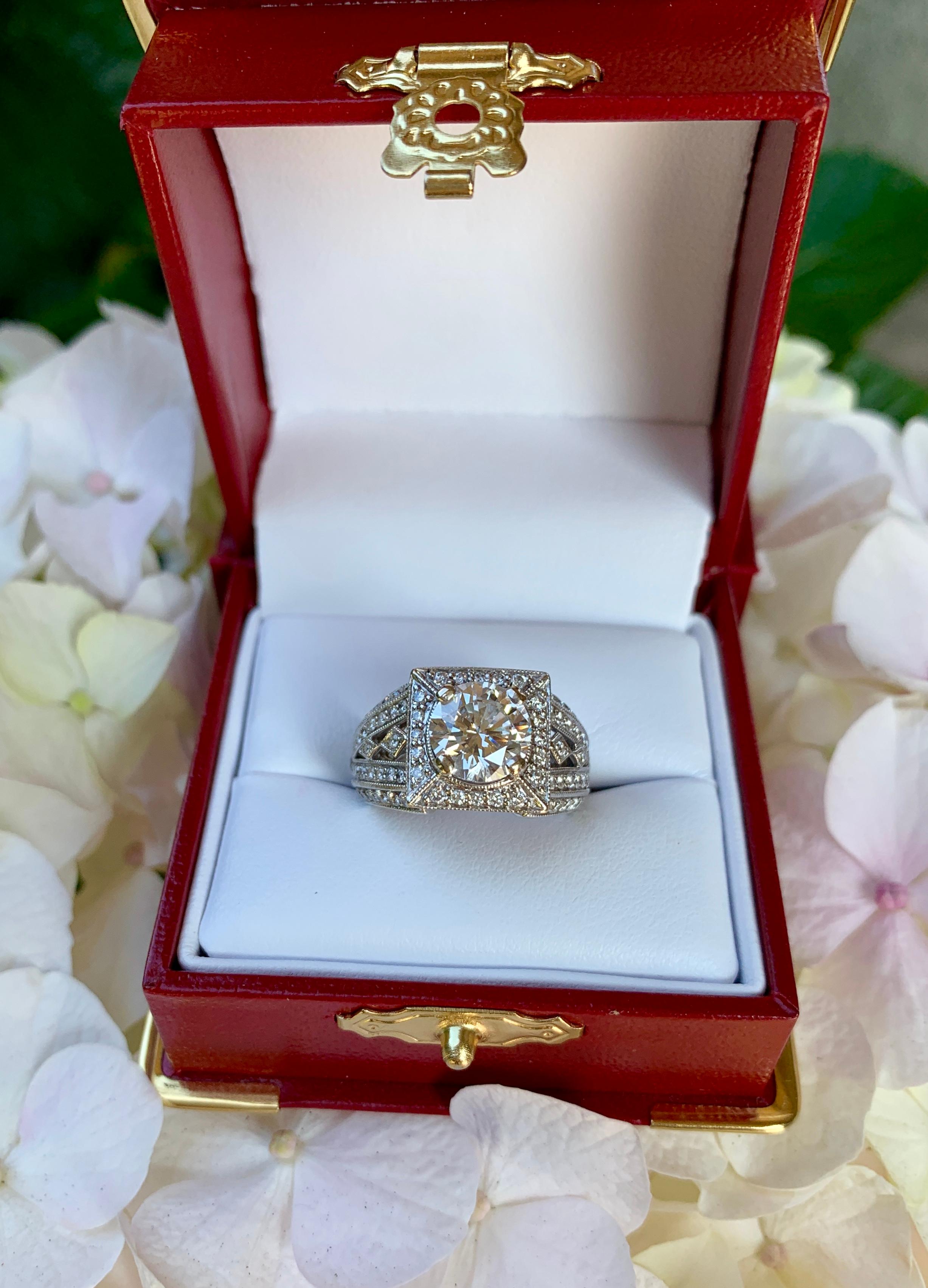 3.5 carat diamond ring