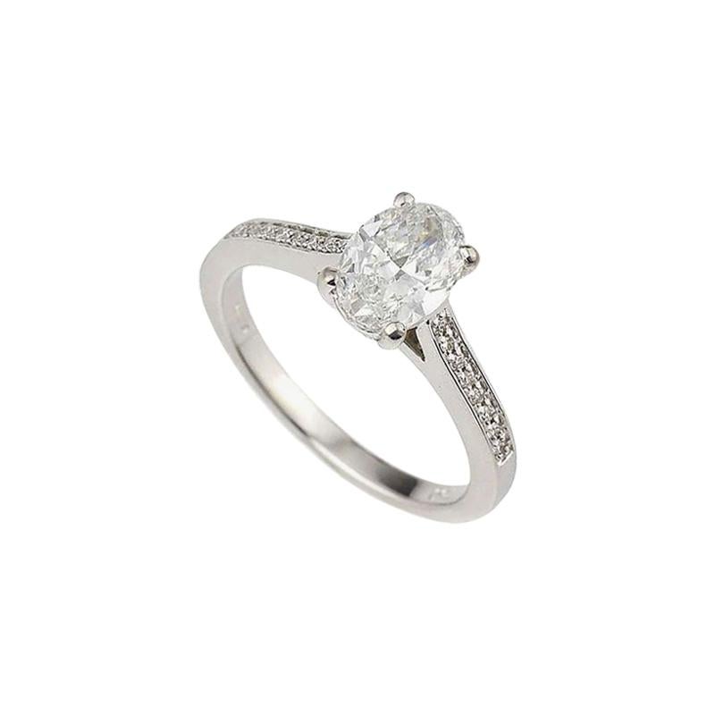 5.02ct I/VS2 Radiant Diamond Engagement Ring at 1stDibs