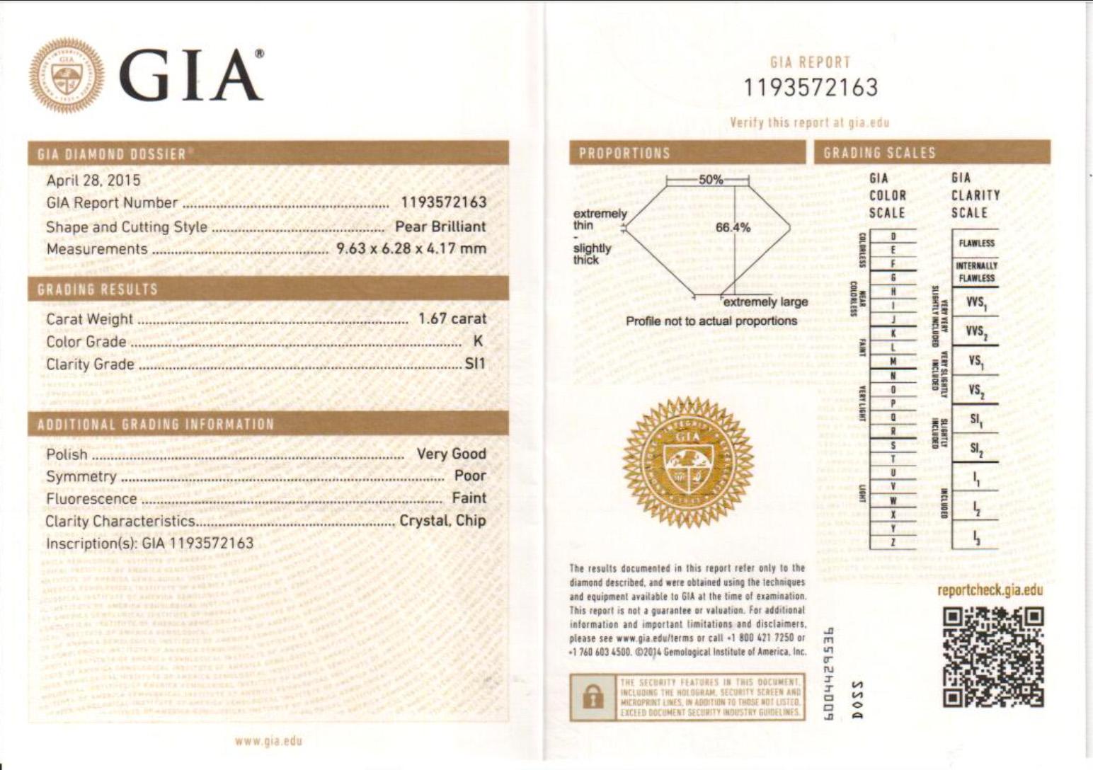 Tropfenohrringe aus GIA-zertifiziertem Weißgold mit birnenförmigen Diamanten im Angebot 1