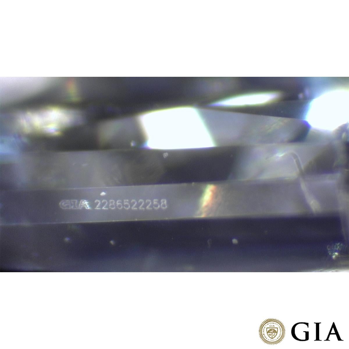 GIA-zertifizierte Weißgold-Ohrringe mit Diamanten im Prinzessinnenschliff 1,01 Karat TDW im Angebot 1