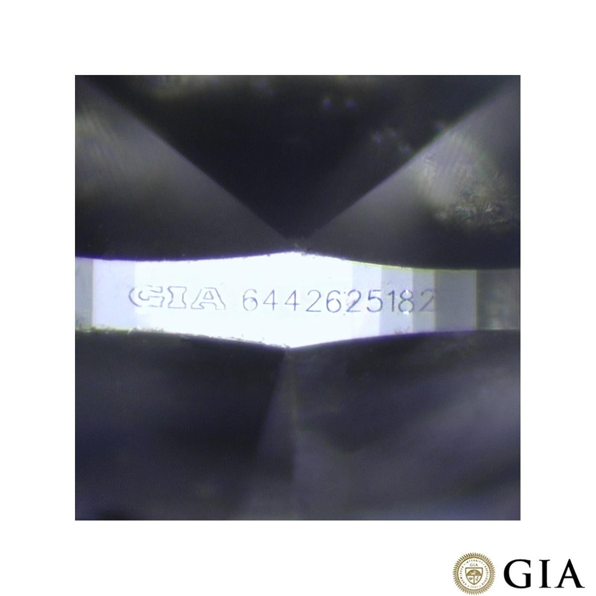 Women's or Men's GIA Certified White Gold Round Brilliant Cut Diamond Earrings 0.80 Carat TDW For Sale