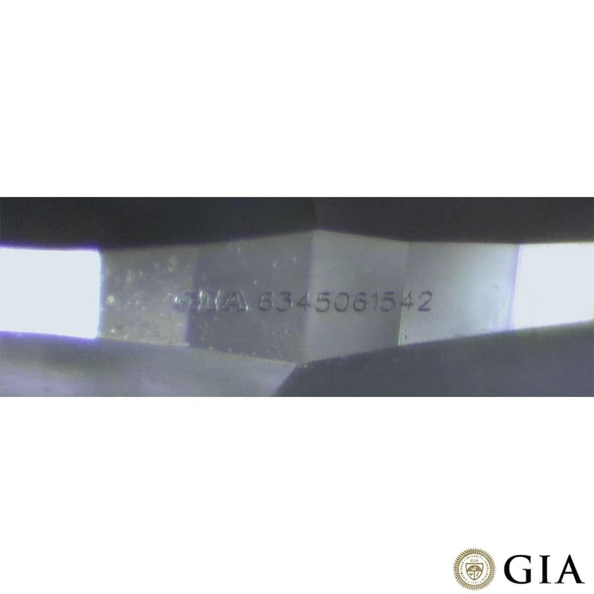 Women's GIA Certified White Gold Round Brilliant Cut Diamond Pendant 1.23 Ct F Colour For Sale