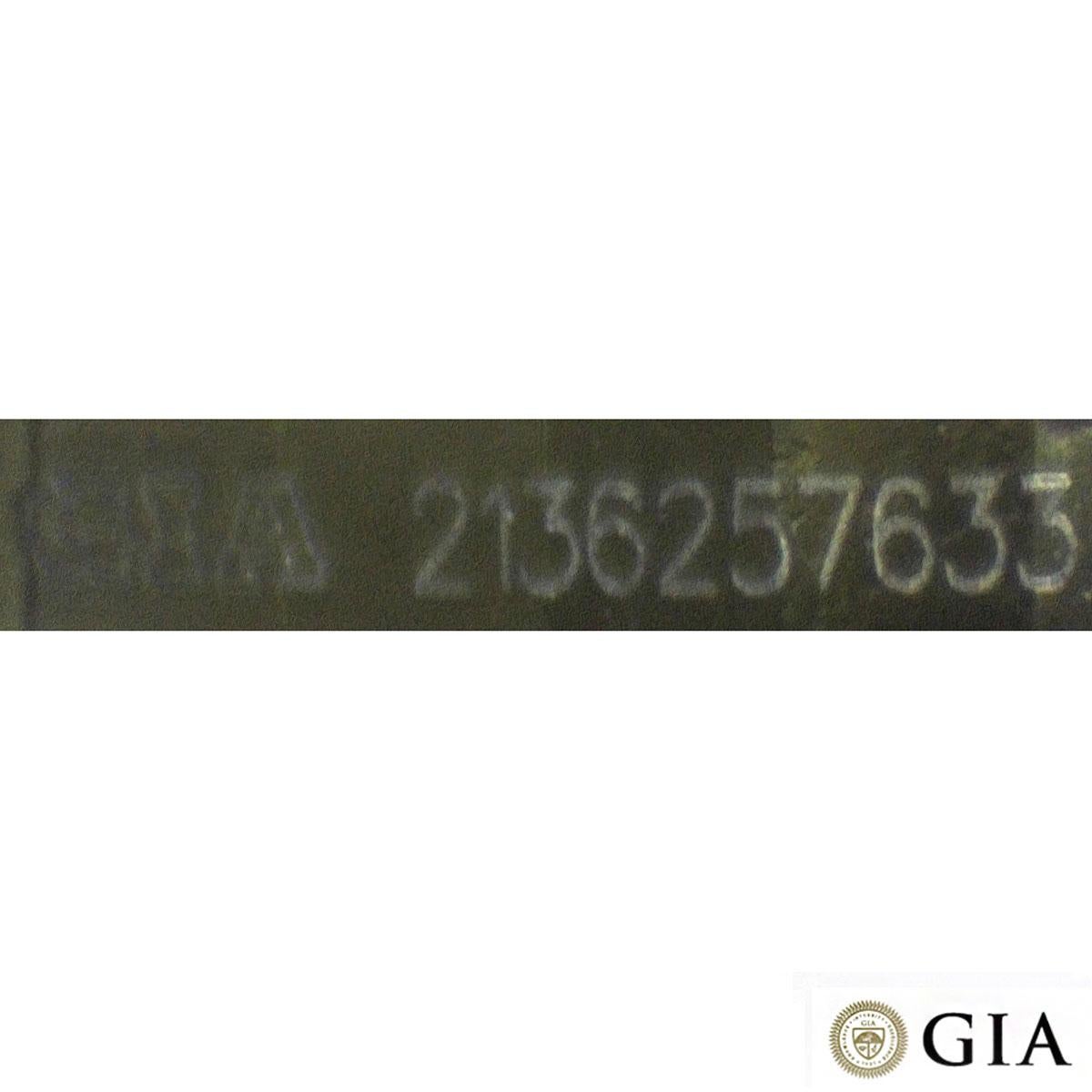 Women's GIA Certified White Gold Round Brilliant Cut Diamond Pendant 1.50ct Fancy Grayis For Sale