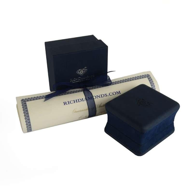 GIA-zertifizierter Weißgold-Diamantring mit rundem Brillantschliff 1,50 Karat F/SI1 im Angebot 4