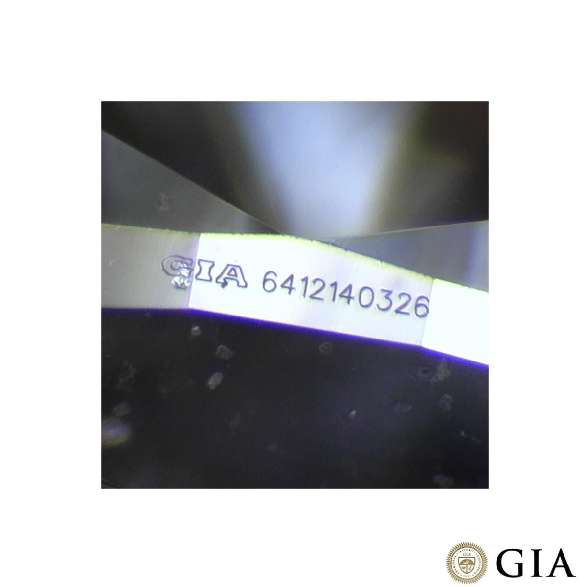 Bague de fiançailles en or jaune certifiée GIA avec diamant taille coussin de 0,71 carat I/SI1 Pour femmes en vente