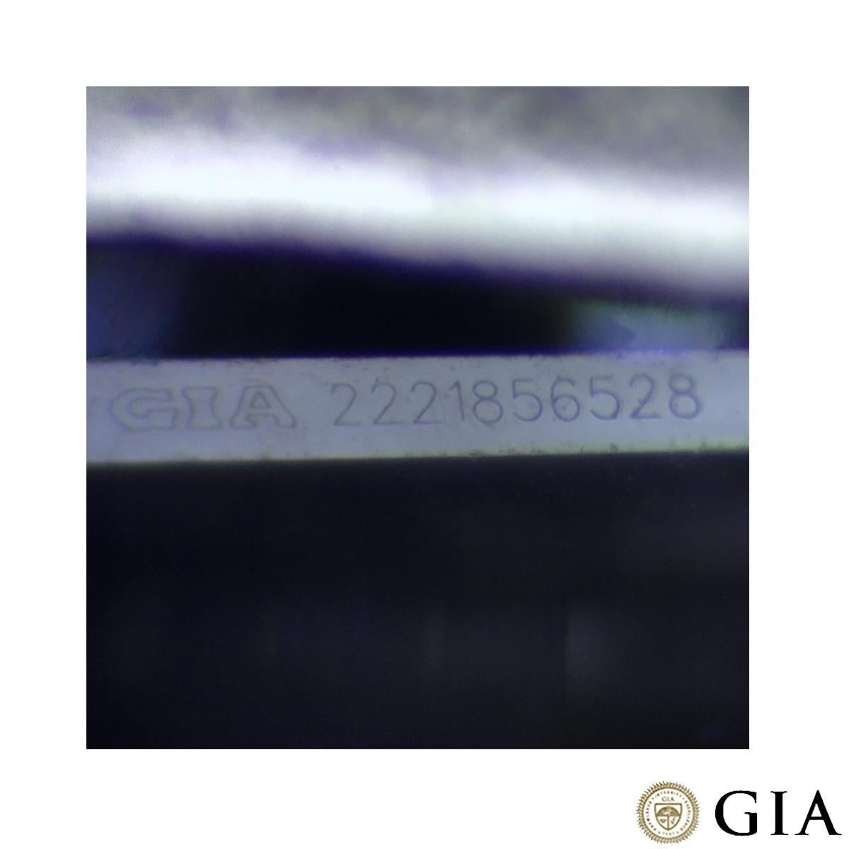 GIA-zertifizierter Gelbgold-Diamantring mit Smaragdschliff 0,83 Karat E/VS1 im Angebot 1