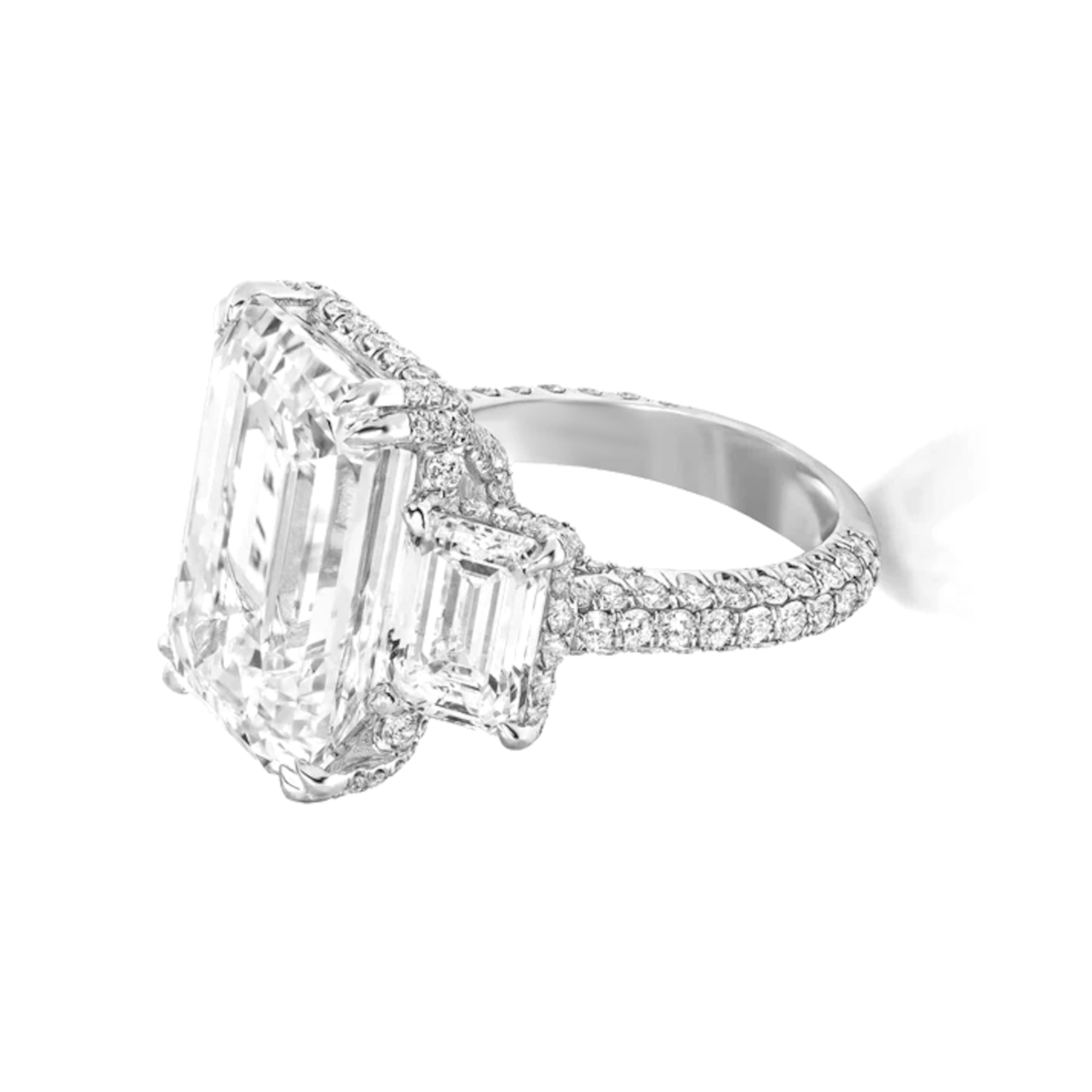 GIA-Certified 4 Ct. Emerald Cut Diamond Ring – D Color, VS1 Clarity
A Timeless Masterpiece of Elegance & Brilliance

Experience the pinnacle of luxury with this exquisite 4.02-carat emerald-cut diamond ring, GIA-certified for its exceptional D color