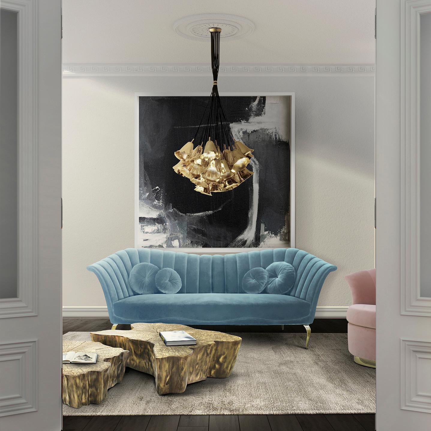 Contemporary Gia Chandelier For Sale