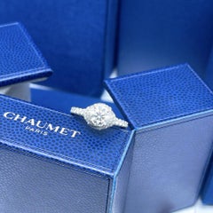 GIA Chaumet Joséphine Aigrette Solitaire diamond Ring 0.7ct VVS2 Color D Size 53