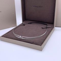 GIA Chaumet Paris Joséphine Krone der Liebe Diamant Tiara Kopfstück 18K Weißgold