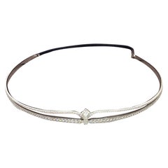 GIA Chaumet Paris Joséphine Krone der Liebe Diamant Tiara Kopfstück 18K Weißgold