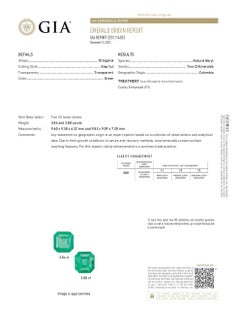 GIA Colombian Emerald Diamond Drop Earrings 7.72 Carat Emeralds Platinum