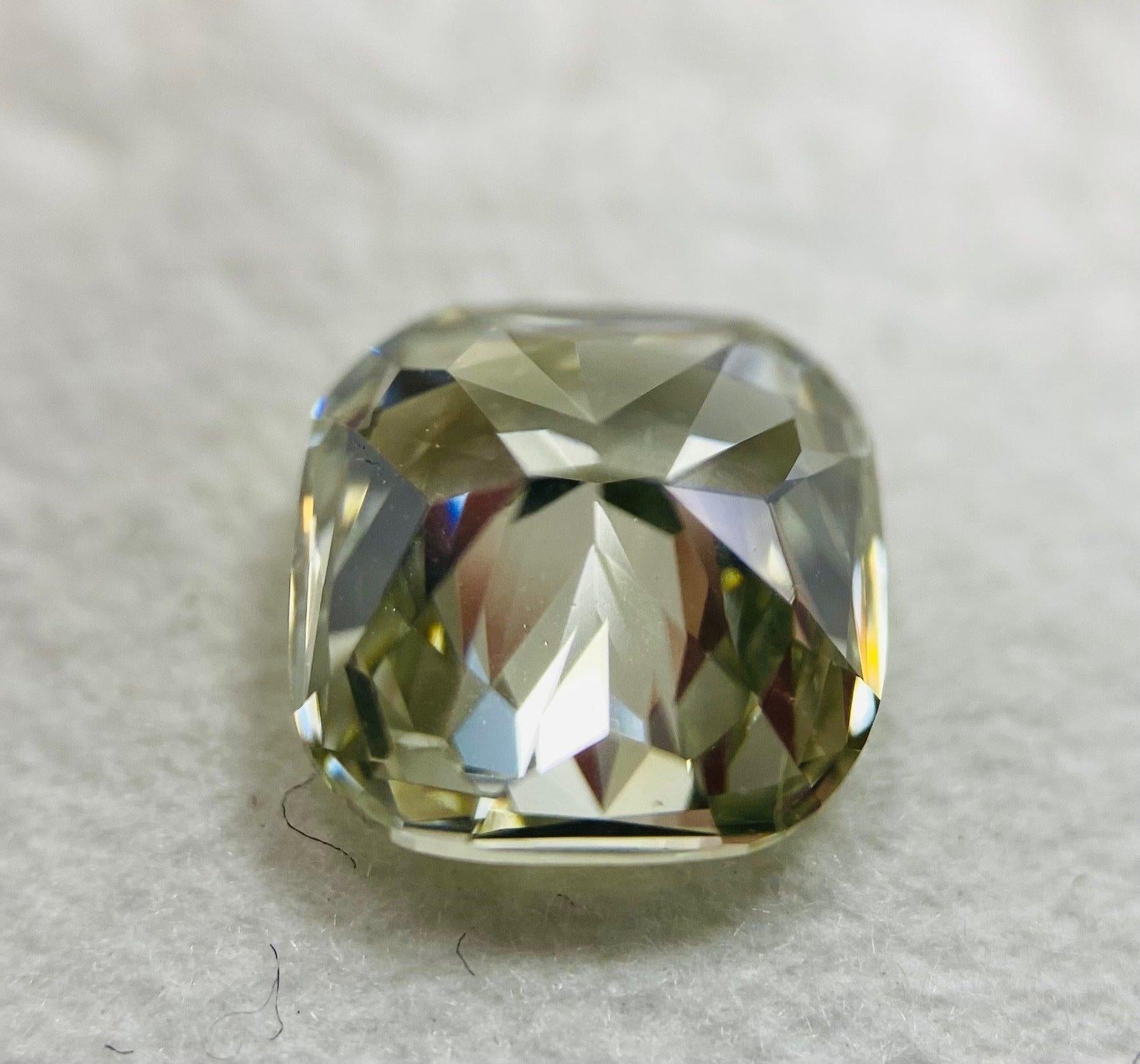Rapport GIA #2201901084

Diamant naturel taille coussin de 1,06 carat de couleur grisâtre-jauneâtre fantaisie SI1

Couleur : Nature Fancy Green

Forme et coupe : Coupe radieuse

Poids en carats : 0,80 carats

Clarté : VS1

Dimensions :
